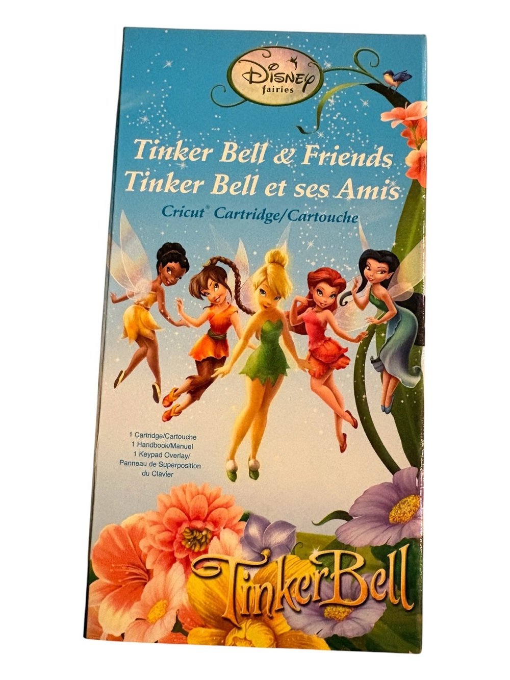 Cricut Disney Tinker Bell & Friends Cartridge Complete Set 29-0696 Handbook Key